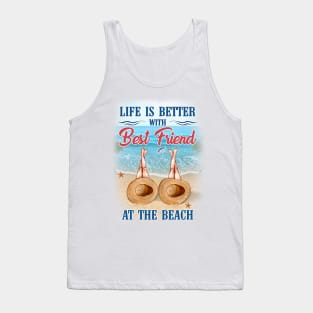 Best Friend At The Beach Tank Top